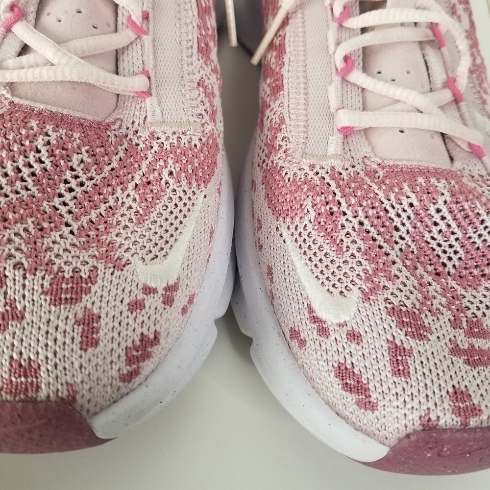Nike SuperRep Go 3 Flyknit Next Nature Sneakers Berry/Silver Size 11 - Picture 8 of 12